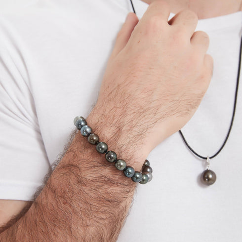 8-11mm Tahitian South Sea Pearl Bracelet AA+ Quality - House Of Pearls